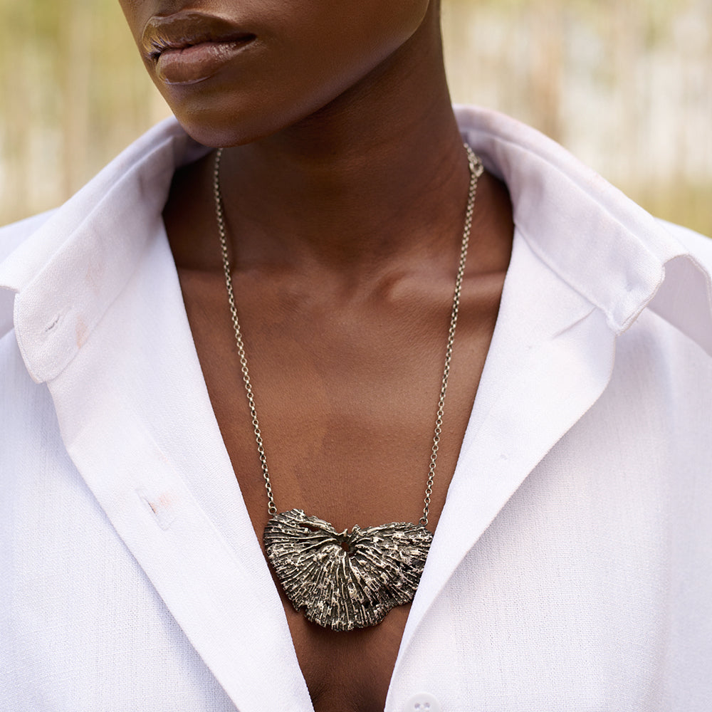 Butterfly Coral Statement Necklace